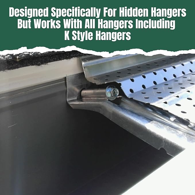 A-M Gutter Guard – Premium Heavy-Duty Aluminum Leaf & Debris Protection, Lifetime Quality (6 Inch - 2400 Feet, Mill Finish) - DIY Easy - Made in the USA
