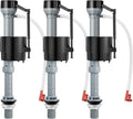 Saillong 3 Pack Toilet Fill Valve Replacement, Height Adjustable Universal Toilet Tank Flusher Replacement Kit, Leak-Proof Easy Install Fill Valve Repair Kit