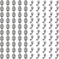Conduit Connectors, 1/2 Inch Liquid Tight Connector NPT Non-Metallic for PVC Electrical Flexible Conduit Fittings, 50 Straight and 50 Angle 90 Degree, UL Listed, Grey (100-Pack)