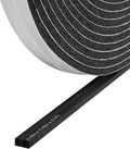 Storystore Foam Insulation Tape Self Adhesive, 1/4In x 1/4In x 51Ft Weather Stripping for Doors and Windows, Sound Proof Soundproofing Door Seal, Weatherstrip, Air Conditioning Seal Strip