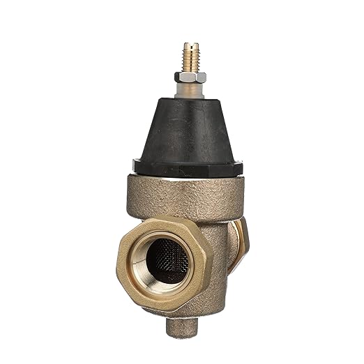 Watts LFN45B Series 3/4" Lead-Free Cast Copper Silicon Alloy Water Pressure Reducing Valve, Double Union PEX End Connections, Elastomer Disc, Adjustable Pressure 25 to 75 psi, Maximum 400 psi