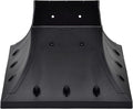 Myard PNP116060 6x6 Post Base Cover (Actual 5.5x5.5 Inches) Post Skirt Flange with Stainless Steel Screws, Post Bracket for Deck Porch Handrail Railing Support Trim Post Anchor (Qty 4, Black)