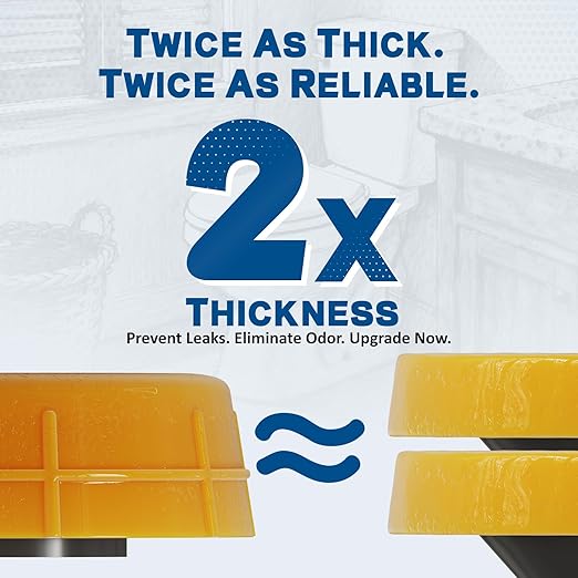 NEEXAN 2-Pack Extra-Thick Toilet Wax Ring Replacement Kit with Installation Hardware – Toilet Wax Ring for 3-Inch and 4-Inch Drains
