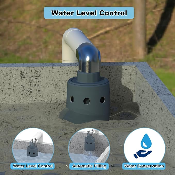 Water Tank Float Valve, One-inch Valve,Used to Control Water Level, Sturdy Nylon Resin Sink Float Valve, Used in Water Storage Tanks, Livestock Sinks, Fish Ponds, Etc.