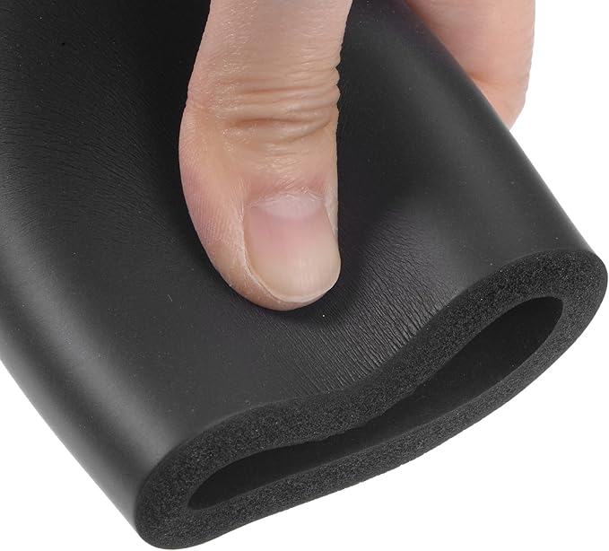 uxcell Foam Tubing for Handle Grip Support, Pipe Insulation, 50mm(2") ID 65mm OD 1m Length Black