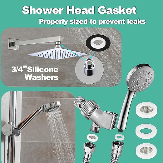 32 Size 705 Pcs Plumbing Washers and O-Ring Kit 2-in-1 Rubber Gasket Assortment Kit for Faucet Spigot Garden Hose Pressure Washer Plumbing Repair
