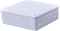 Co. 9"x9"x3" Weather & Dust Proof PVC Plastic Junction Conduit Box 3/4" & 1" Holes