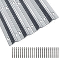 24ft Section Galvanized Inverted V Track | V- Track in 4 6 Foot Sections for Sliding Slide Gate | Driveway Gate Track