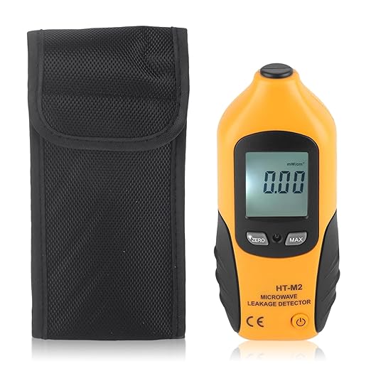 Microwave Detector, Microwave Leak Detector Meter Digital LCD Display Emf Radiation Detector 2450MHz for Home Microwave Oven Testing