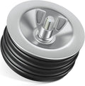 Dreyoo 1 Pcs 3 Inch End of Pipe Gripper Mechanical Plug, Steel Drain Pipe Cover with Galvanized Screw and Wing Nut for Outdoor Sewer Cleanout Drain