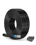 24/4 Gauge 0.2mm² Tinned Copper Wire - 49.21Foot UL2464 Approved 2-Conductor Extension Cable with Oxygen-Free Stranding | Ideal for Automotive LED Installation