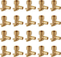 (Pack of 20) EFIELD Pex A Expansion Brass Fitting 1/2"x 1/2" Female NPT Drop-ear Elbow ONLY For Pex-A Tubing Connection, ASTM F1960,(PEX1960116-20PCS)