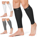 CHARMKING Calf Compression Sleeve for Women & Men Circulation (3 Pairs) 15-20 mmHg is Best Support for Running Cycling