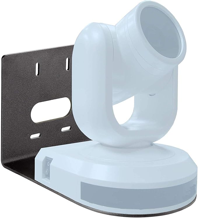 Camera Wall Mount Bracket, Universal Security Camera Mounting Holder, Small Universal Wall Mounting Bracket for Hanging Small Select Surveillance Cameras or Speaker, Black Color