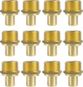 SUNGATOR 12-Pack 1" Pex Male Adapter, No Lead Brass, 1 Inch Pex Fittings