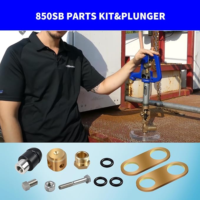 850 Sb Parts Kit Yard Water Hydrant Repair Kits & 8842 Plunger Fit for Simmons 800LF 800SB 4800LF 5800LF 6800LF Series Frost Proof Landscape Outdoor Yard Hydrant, Plunger Sale 9401324