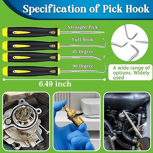 1086 Pcs SAE Standard O Ring Kit Nitrile Rubber O-Rings Assortment with O‘Ring Pick for Hydraulic Automotive Plumbing Faucet Seal Repair 32 Size Inch ID:1/8”-2”