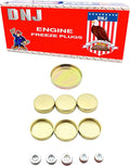 DNJ FPS4186 Brass Freeze Plug Set for 1968-1997 Ford, Lincoln, Mercury Colony Park, Continental, Cougar 7.5L V8 16V OHV 7539cc