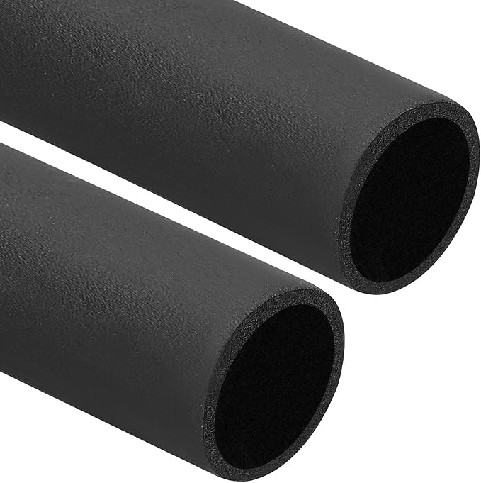 PATIKIL 1-7/8"(48mm) ID x 6Ft Pipe Insulation Foam Tube, 2Pcs Pipe Cover Wrap Roll Bar Padding Tubing for Handle Grip HVAC Outdoor Air Conditioner Units