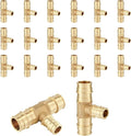 20-Pack HeSun PEX-A Fitting, 3/4"x3/4"x1/2" Expansion Tee, PEX Expansion Fitting Tee, ASTM F1960(PEX1960120-20)