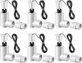 6 Pack SS2 Float Switch for Easy Installation, AC Float Switch with 3/4 Inch Adaptor and 6ft Wire, Water Level Accessory for HVAC System with Condensate Overflow Detection