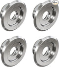 Recessed Fire Sprinkler Escutcheon 1/2 in. IPS - 2 Piece in Chrome - Depth Adjustment Range up to 3/4 in. for Fire Sprinkler Trim