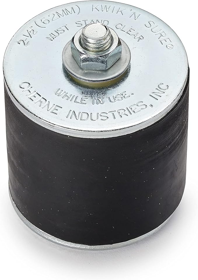 Cherne 269913 Kwik n Sure Mechanical Test Plug, 2-1/2",Small