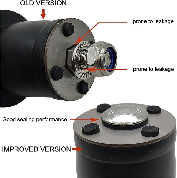 Pool scupper Plug，Mechanical Test Plug,Test Plugs for Plumbing,Drain cleanout Plug,Basement Sewer Drain Cap,Sewer Test Plug. (1.9-2.4 inch)