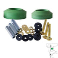 Universal Tank to Bowl Bolts & Gasket Kit, Tank to Toilet Gasket 2 Inch, Solid Brass Hardware Kit Toilet Repair Kit with 2 Pcs Gasket Fits Most 2-Inch/2.5-Inch Flush Valve Opening Toilet Tanks