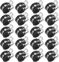 20-Pack Cable Clamps, 9/16 Inch/ 14 mm 304 Stainless Steel Rubber Cushioned Insulated Cable Clamp R Shape Metal Holder for Tube/Wire/Pipe/Loop Installation