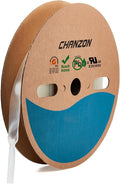 Chanzon 2:1 Ratio - 80Ft Roll - 25/32" (20mm) Heat Shrink Tubing 2:1(25M Total Length) Clear/Transparent Polyolefin Sleeving Wrap Shrinking 2 to 1 1pcs