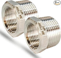 1" NPT Male to 3/4" NPT Female Reducer Bushing, 304 Stainless Steel Pipe Hex Bushing NPT Male to Female Reducing Adapter Pipe Fitting for Reducing Pipe (1mnpt x 3/4fnpt)