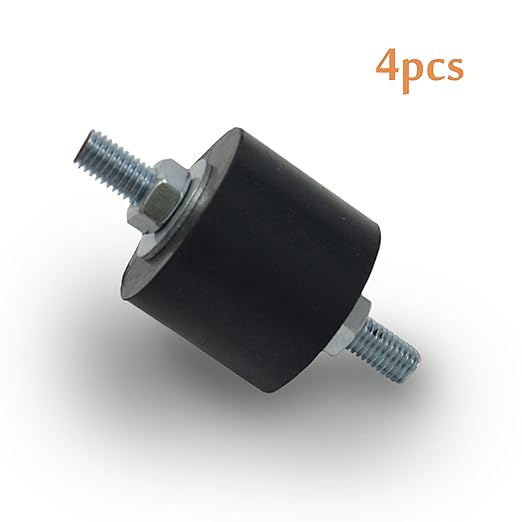 Anti-Vibration Rubber Isolator Mounts with Studs Shock Absorber, M8