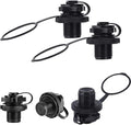 4 Pcs Inflatable Boat Air Valve, Replacement Inflatable Boat Valve Plug, One-Way Air Valve for Inflatable Boat, raft, Rubber Dinghy, etc