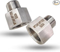 Reducer Adapter Fitting, 3/4" NPT Female x 1/2" NPT Male Reducing Pipe Connector 304 Stainless Steel Reducer Adapters Pipe Fittings (3/4" Female x 1/2" Male)