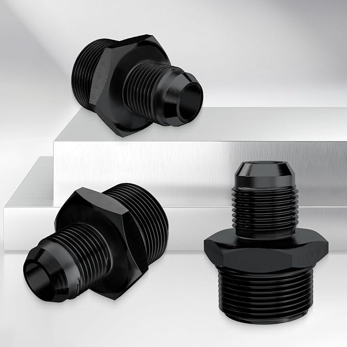 10AN Flare to AN6 ORB Male O-Ring Fitting Adapter (2PCS)