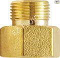 (10Pk) EZ-Fluid 1/2 Female Comp. x 3/8" Male Comp. Compression x FIP Female Adapter Reducing Union Coupling Fittings Connector,LF Brass Compression Tube Fitting Safe for Drinking water Plumbing
