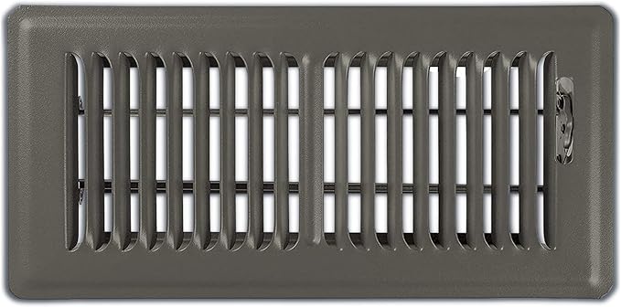 Shoemaker 4x10 Floor Register – Bronze Heavy Duty Metal Floor Vent Cover for Home Floors - Premium Forced Air Vent Covers