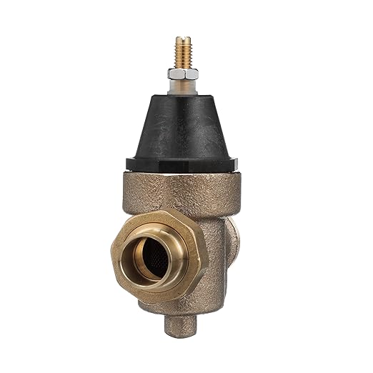 Watts 3/4-Inch Lead-Free Water Pressure Reducing Valve, Solder Union x FPT, Adjust 25-75 PSI, Max Work 400 PSI