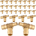 (30-Pack) Seelink 3/4" x 1/2" x 3/4" PEX-A Tee Expansion Fittings, for PEX Tubing Pipe Hose Fittings, ASTM F1960(PEX1960046-30Pack)