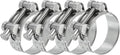 PATIKIL 48-51mm T-Bolt Hose Clamp, 4 Pack Intercooler Pipe Tube Clamps 304 Stainless Steel Radiator Hose Clamp for 1.89"-2.01" Pipe