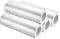PATIKIL 3"(76mm) ID 4-9/16"(116mm) OD Pipe Insulation Foam Tube, 4Pcs 1.3Ft Self Adhesive Pre Slit Pipe Insulation Tube Cover Wrapping with Aluminum Foil for Winter Irrigation, White