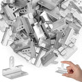 Shimeyao 100 Pack Drywall Repair Clips 1/2 Inch Corner-Back Drywall Back-up Clips Fastener Stud Saver