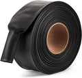Chanzon Black 2inch (50mm) Diameter Heat Shrink Tube, Long-Lasting Adhesive Lined, 80Ft Roll - 2:1 Ratio 1pcs