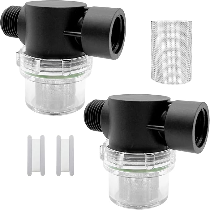 1/2" Female NPT in-Line Strainer with 60 mesh Stainless Steel Filter Screen (1/2“ 60 Mesh)