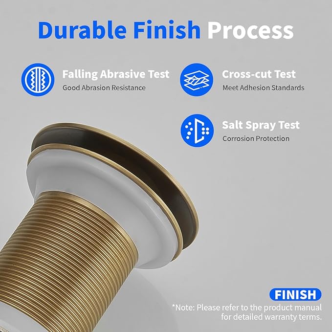 BWE Antique Pop-Up Drain Assembly with Strainer for Bathroom Vessel Vanity Faucet Bathroom Vessel Sink Drain Stopper Without Overflow Sink One-Piece