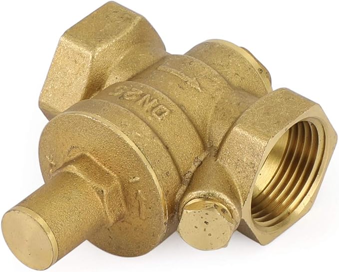 Topteng DN25 1" Brass Adjustable Water Pressure Reducing Regulator Valves With Gauge