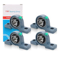 4 Pack UCP206-20 Pillow Block Bearing 1-1/4 inch Bore Mounted Pillow Block Bearings Industrial Grade Self Alignment
