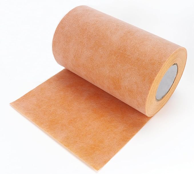Waterproof Membrane for Shower 9.8 Inch X 98.5 Ft / 83.6 Sq Ft Waterproofing Membrane 20mil Thickness Tile Underlayment Waterproof for Sauna Bathroom Walls 83.6 sqft Polyethylene Fabric Roll