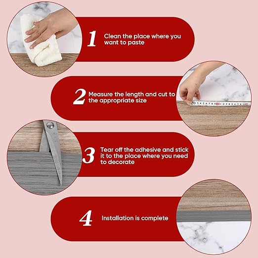 Floor Transition Strip for Doorways, 2'' x10Ft Self-Adhesive Laminate Floor Strip, Carpet Threshold - Gray Wood Grain